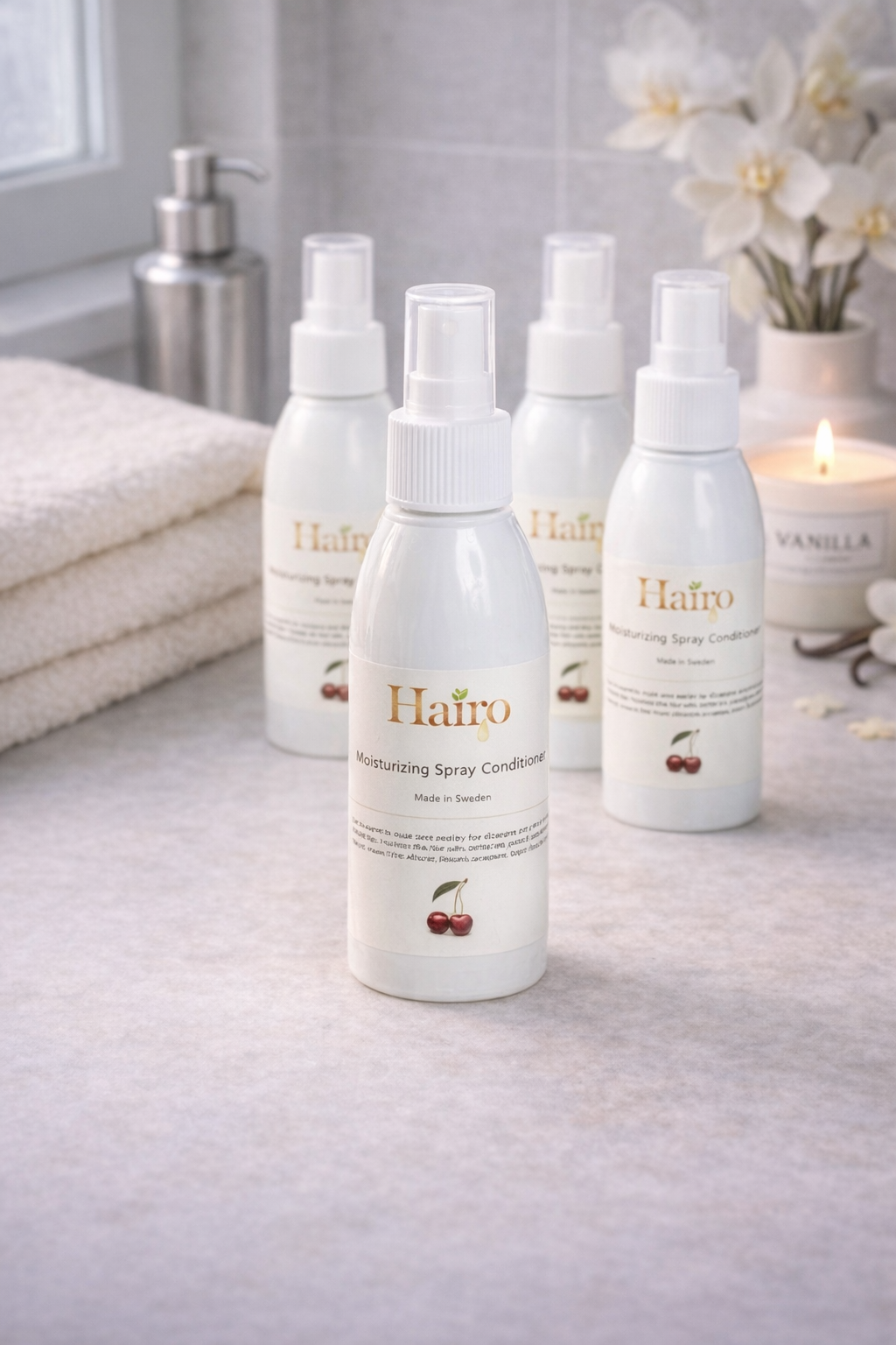 Hairo Moisturizing Spray Conditioner Återfuktning och professionell utredning