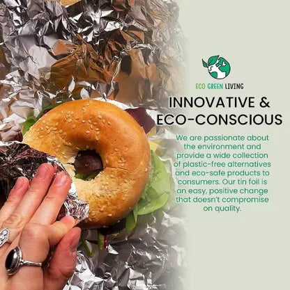 Aluminiumfolie av 100 % Återvunnet Aluminium - 30cm x 10m