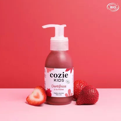 Barn­ tandkräm Jordgubb Ekologisk – Cozie Kids 100 ml