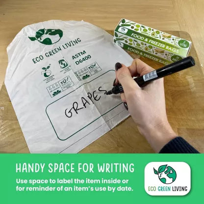 Komposterbara Fryspåsar 4 L – Eco Green Living