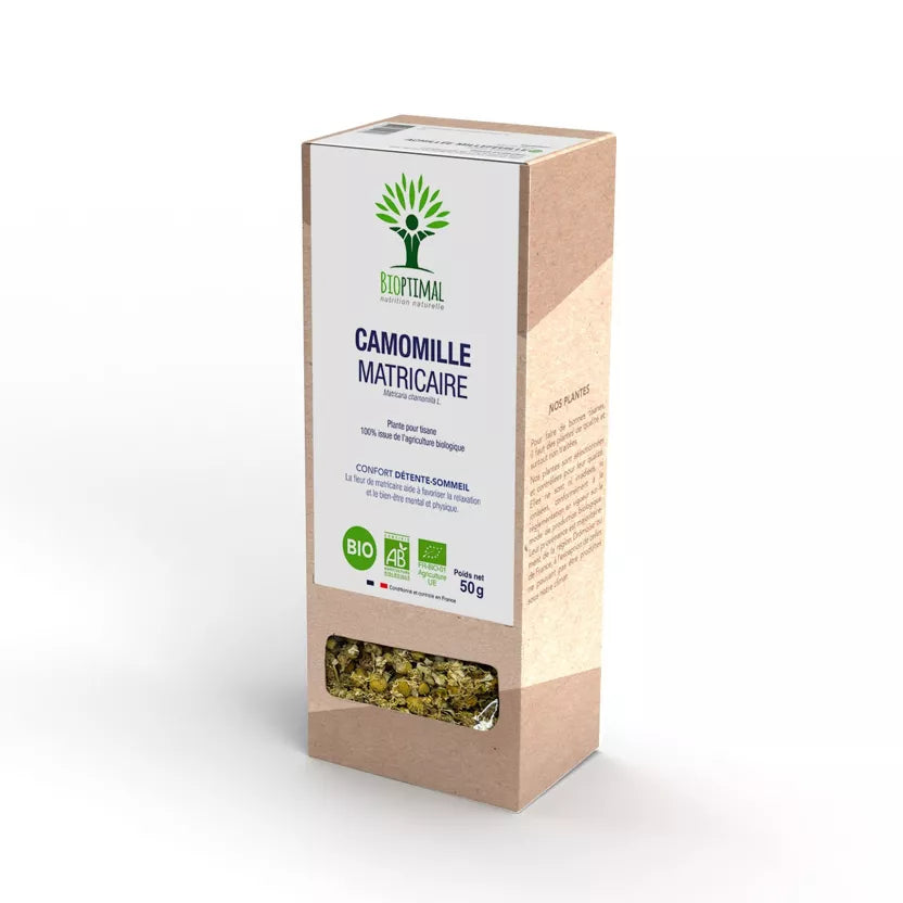Organic Chamomile Herbal Tea 50g | Bioptimal