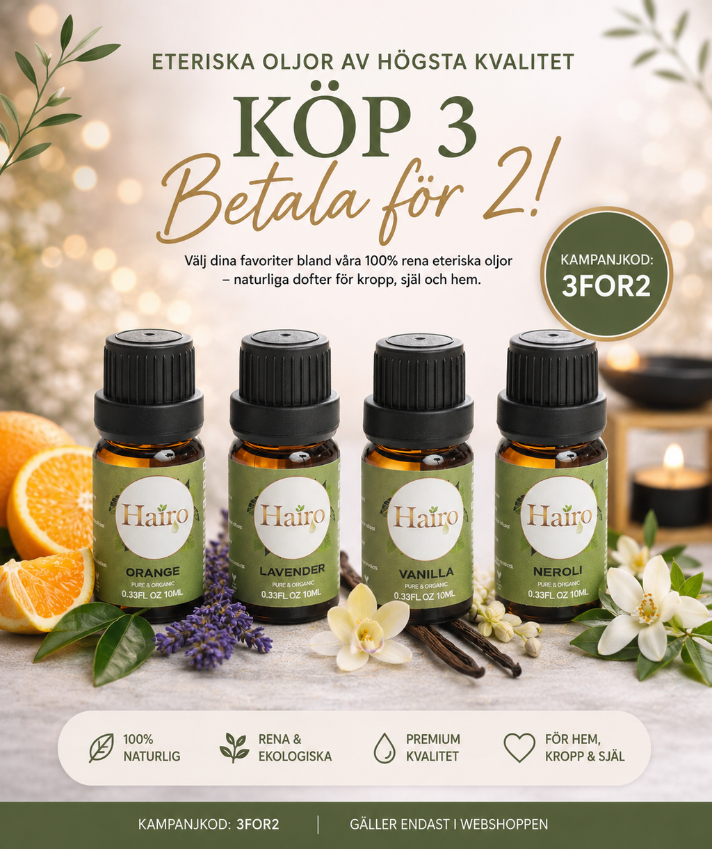 Eterisk olja | Hairo