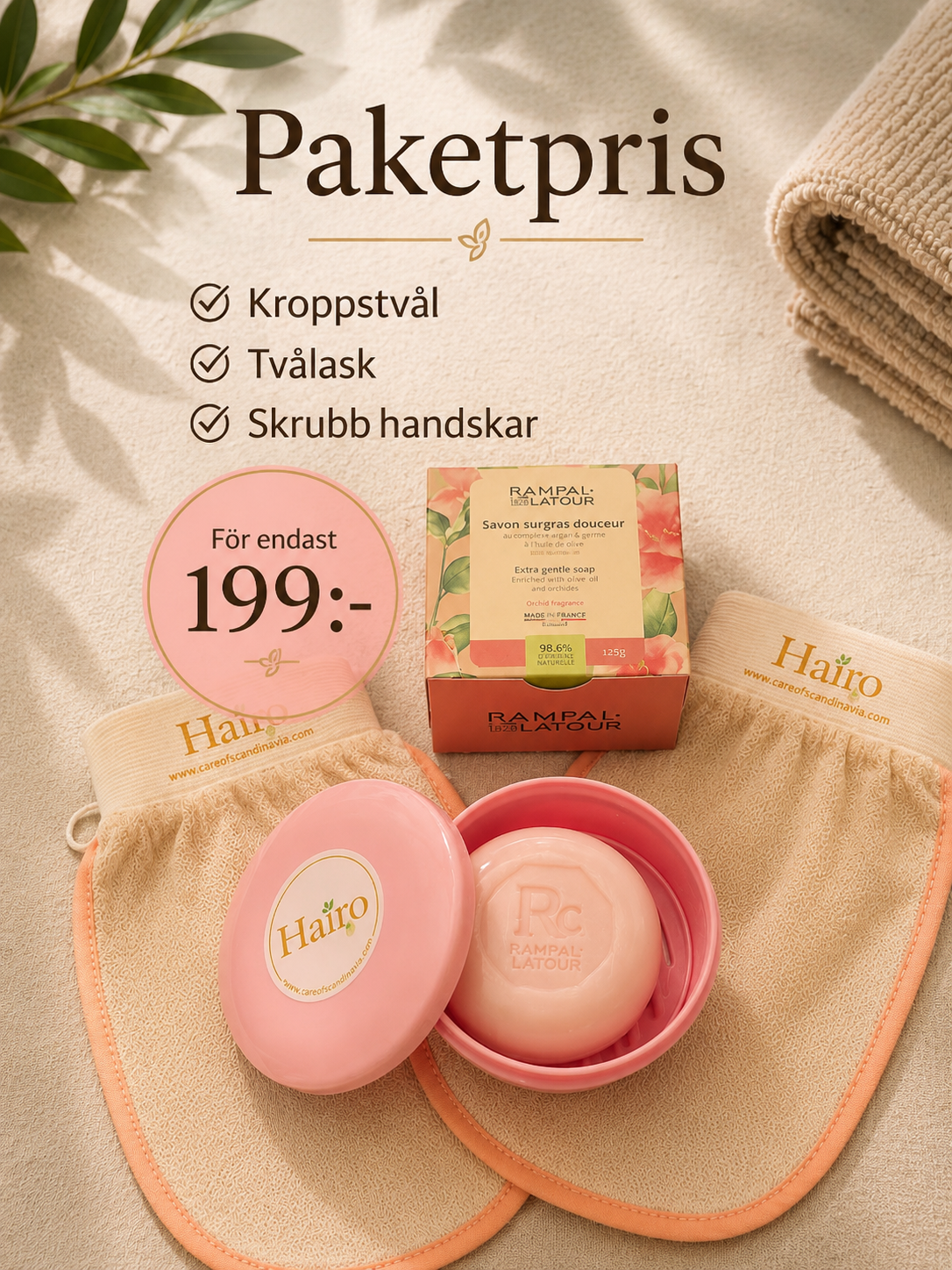 Naturligt kroppsvårdsset