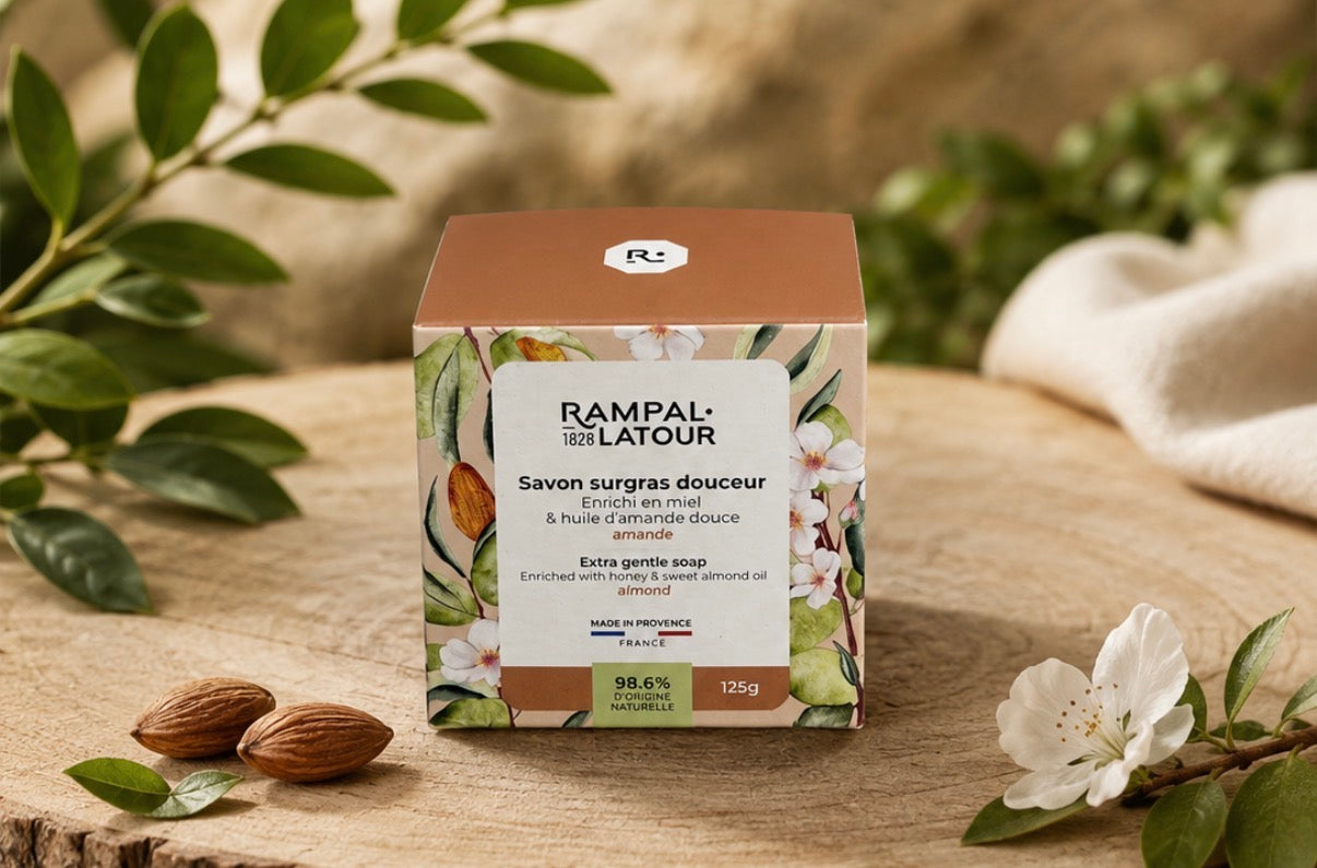 Rampal Latour Tvål med Mandels doft – 125 g