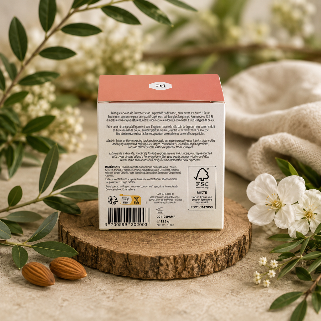 Rampal Latour Tvål med Grapefrukt doft – 125 g