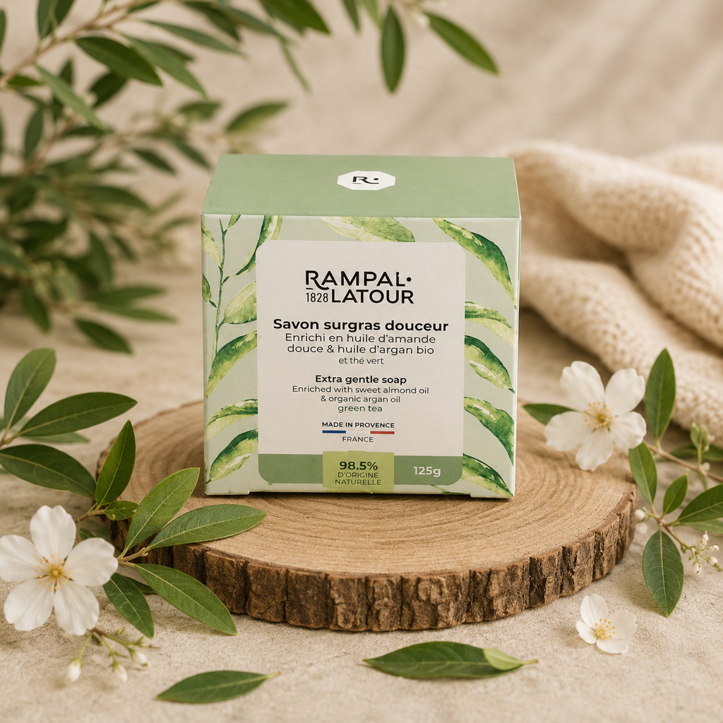 Rampal Latour Tvål med Grönt Te doft – 125 g