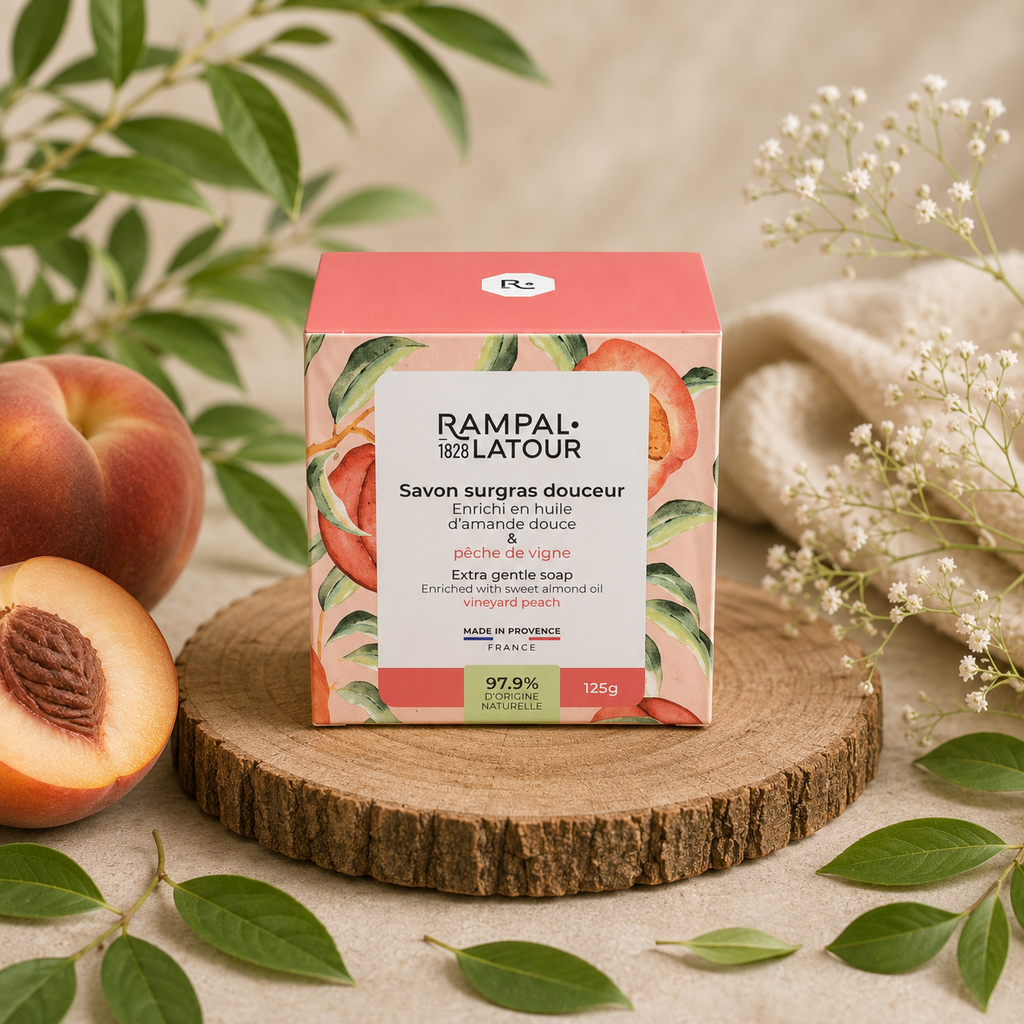 Rampal Latour Tvål med Vingårdspersika doft – 125 g