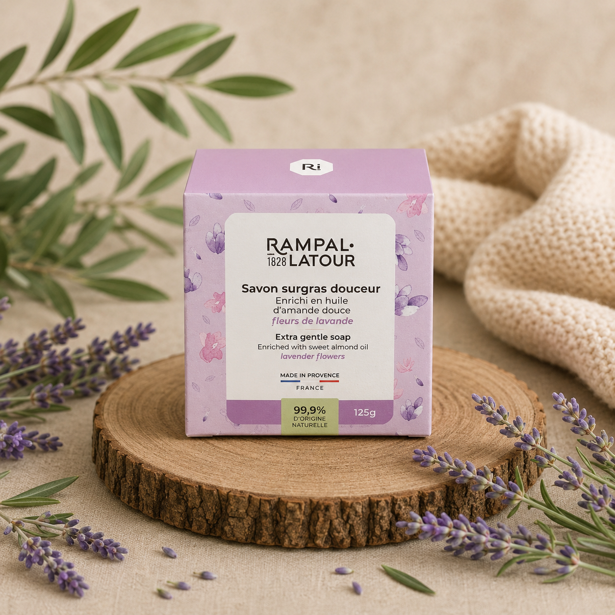 Rampal Latour Tvål med Lavendel doft – 125 g