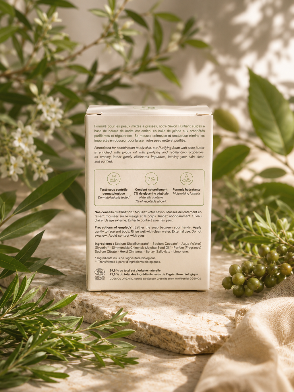 RAMPAL LATOUR Purifying Soap – Jojoba & Sheasmör - oily skin
