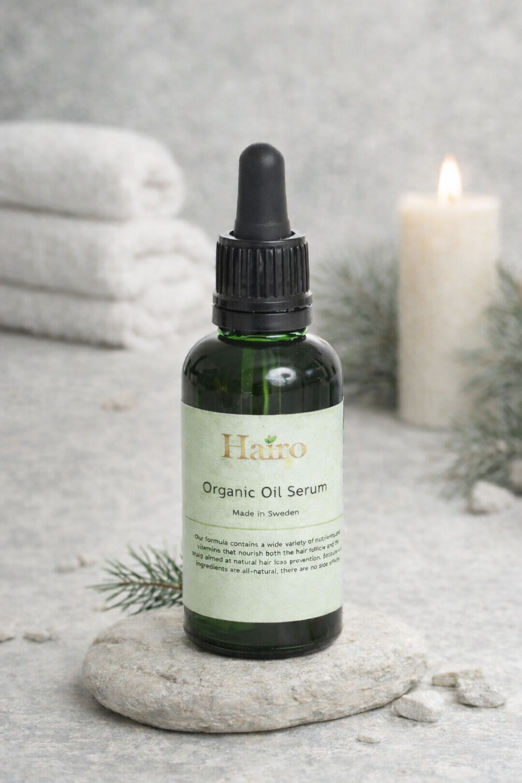 Hairo organic oil serum Närande glans och skyddande mjukhet