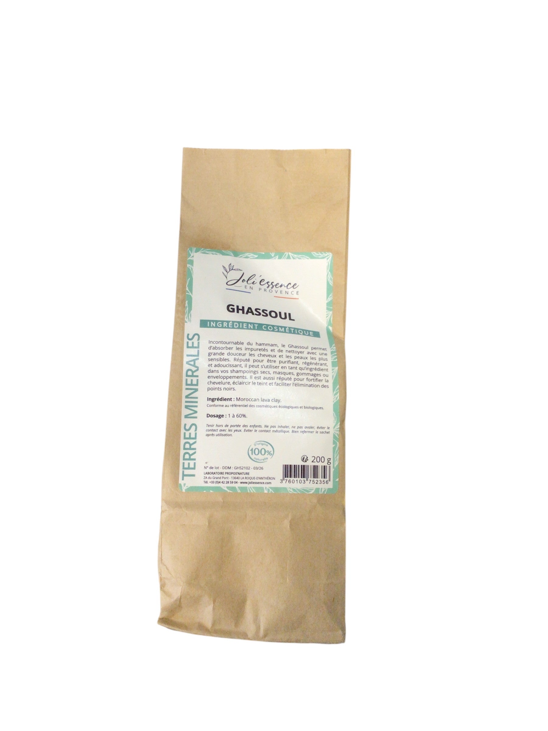 L’Argile Ghassoul (Rhassoul) – 100 % Naturlig lera från Marocko:
