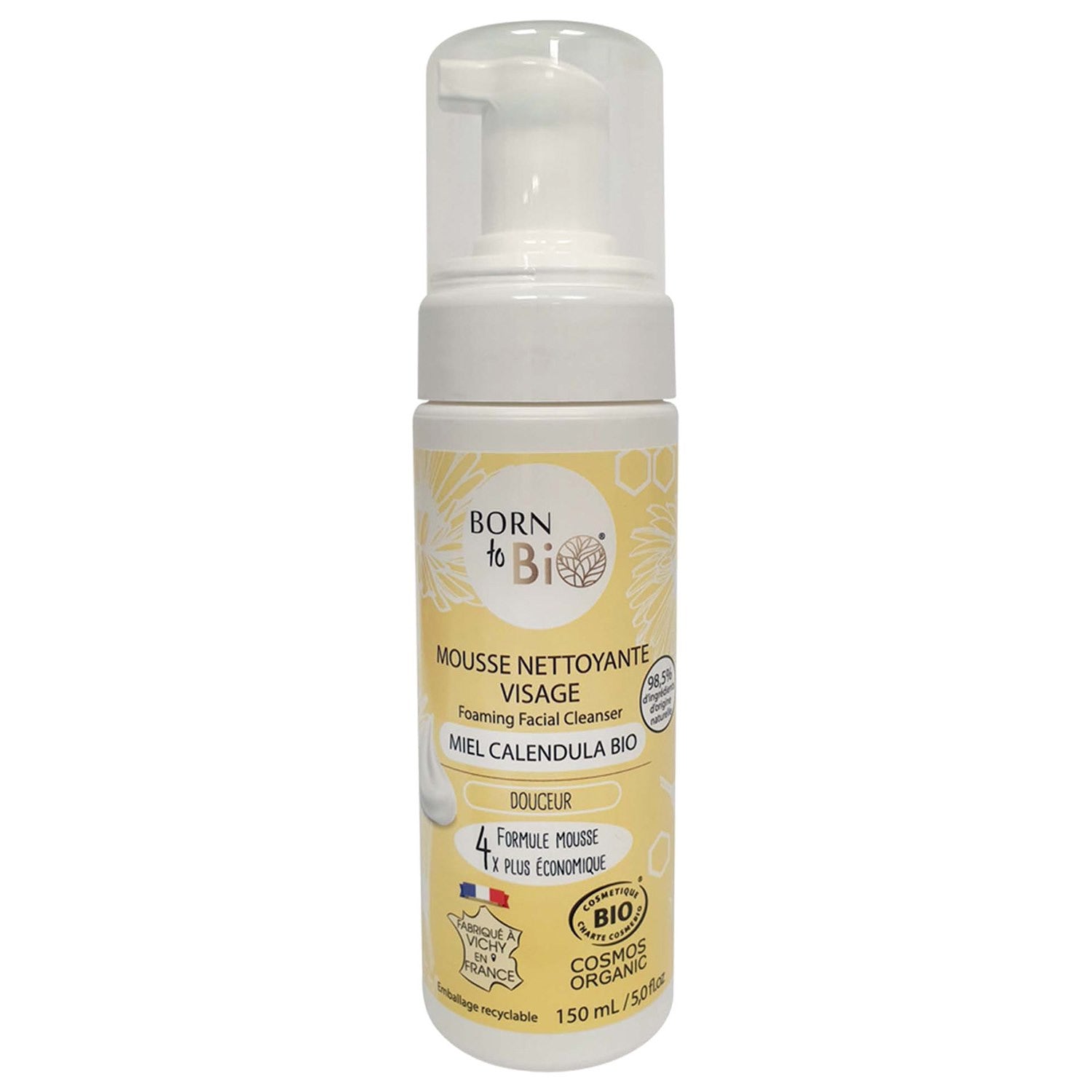 Born to Bio Foaming Facial Cleansing Honey & Calendula