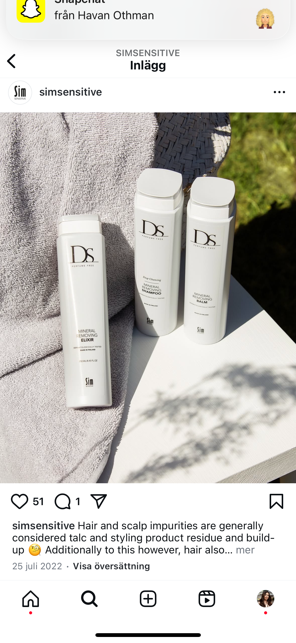 DS Parfymfri Mineral removing shampoo